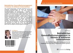Betriebliches Gesundheitsmanagement in kleinen & mittleren Unternehmen - Aßmann, Grit
