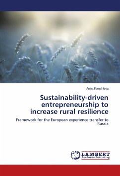 Sustainability-driven entrepreneurship to increase rural resilience