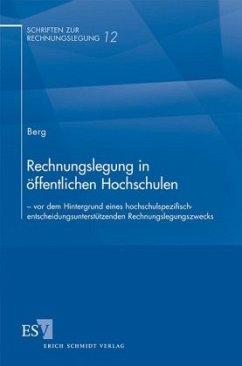Cover Rechnungslegung in öffentlichen Hochschulen