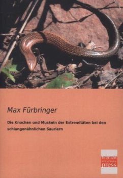 Die Knochen und Muskeln der Extremitäten bei den schlangenähnlichen Sauriern - Fürbringer, Max