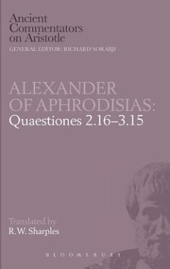 Alexander of Aphrodisias - Sharples, R W