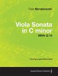 Viola Sonata in C minor MWV Q 14 - For... - Bild 1