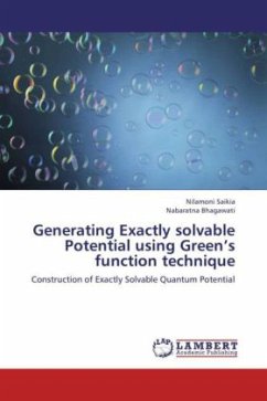 Generating Exactly solvable Potential using Green's function technique - Saikia, Nilamoni;Bhagawati, Nabaratna