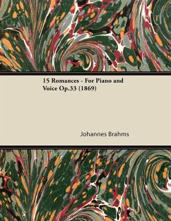 15 Romances - For Piano and Voice Op.33 (1869) - Brahms, Johannes