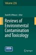 Reviews of Environmental Contamination... - Bild 1