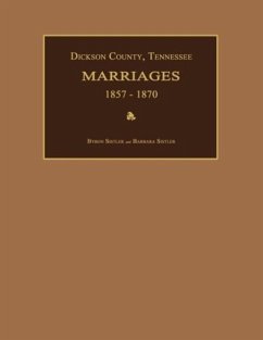 Dickson County, Tennessee, Marriages 1857-1870