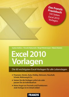 Excel 2010 Vorlagen (eBook, PDF) - Gießen, Saskia; Nakanishi, Hiroshi; Wedemeyer, Birgit; Hoeren, Maria