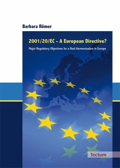 Cover 2001/20/EC - A European Directive? (eBook, PDF)