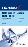 Checkliste Hals-Nasen-Ohren-Heilkunde (eBook, PDF)