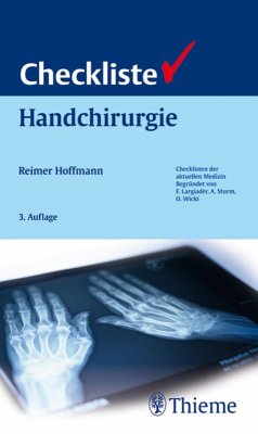 Checkliste Handchirurgie (eBook, PDF) - Hoffmann, Reimer