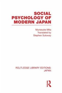 Social Psychology of Modern Japan - Mita, Munesuke
