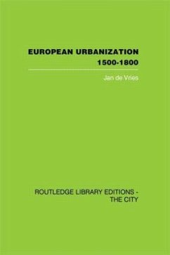 European Urbanization, 1500-1800 - De Vries, Jan