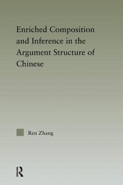 Enriched Composition and Inference in the Argument Structure of Chinese - Zhang, Ren
