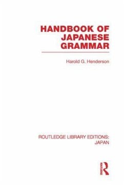 Handbook of Japanese Grammar - Henderson, Harold