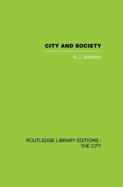 City and Society - Johnston, R J