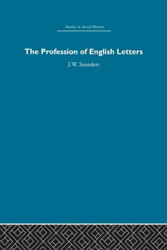 Cover The Profession of English Letters