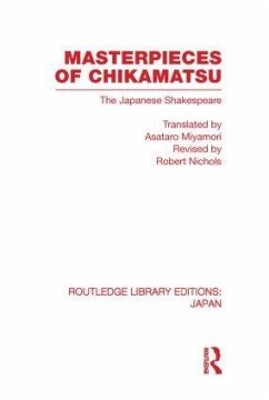 Masterpieces of Chikamatsu - Nichols, Robert