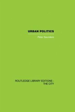 Urban Politics - Saunders, Peter