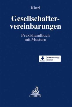 Gesellschaftervereinbarungen - Kinzl, Ulrich-Peter