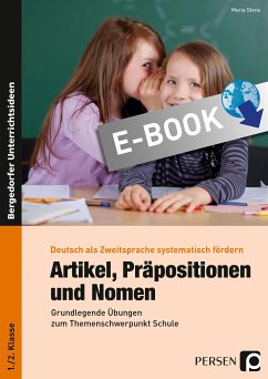 Artikel, Präpositionen & Nomen - Schule 1/2 (eBook, PDF) - Stens, Maria