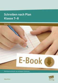 Schreiben nach Plan - Klasse 7-8 (eBook, PDF) - Allani, Katja