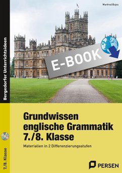 Grundwissen englische Grammatik 7./8. Klasse (eBook, PDF) - Bojes, Manfred