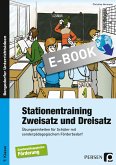 Stationentraining Zweisatz und Dreisatz (eBook, PDF)