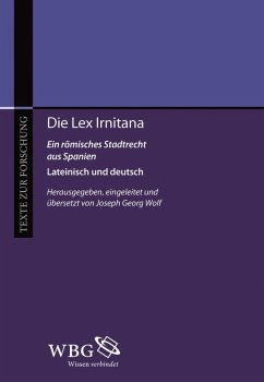 Die Lex Irniterna (eBook, ePUB) - Wolf, Joseph Georg