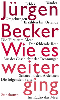 Wie es weiterging (eBook, ePUB) - Becker, Jürgen