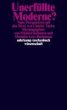 Unerfüllte Moderne? (eBook, ePUB) - Bild 1