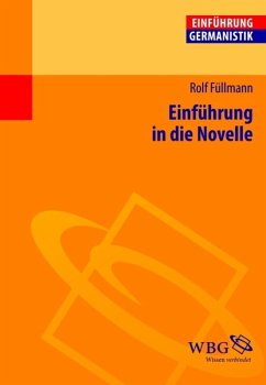 Einführung in die Novelle (eBook, PDF) - Füllmann, Rolf