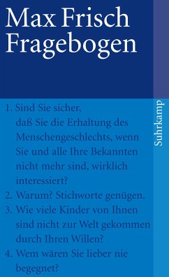 Fragebogen (eBook, ePUB) - Frisch, Max