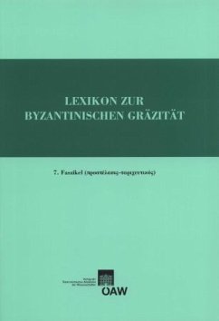 Lexikon zur byantinischen Gräzität, Faszikel 7 (eBook, PDF)