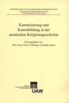 Cover Kanonisierung und Kanonbildung in der asiatischen Religionsgeschichte (eBook, PDF)