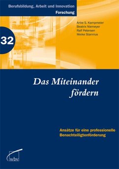 Das Miteinander fördern (eBook, PDF) - Kampmeier, Anke S.; Niemeyer, Beatrix; Petersen, Ralf; Stannius, Meike