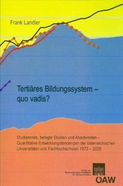 Cover Tertiäres Bildungssystem - quo vadis? (eBook, PDF)