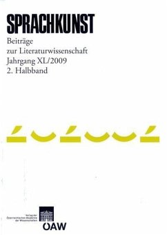 Sprachkunst. Beiträge zur Literaturwissenschaft / Jahrgang XL/2009 2. Halbband (eBook, PDF)