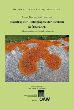 Nachtrag zur Bibliographie der Flechten in Österreich (eBook, PDF) - Türk, Roman; Hafellner, Josef
