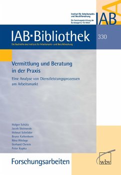 Vermittlung und Beratung in der Praxis (eBook, PDF) - Christe; Kaltenborn; Kupka; Nin; Schröder; Schütz; Steinwede