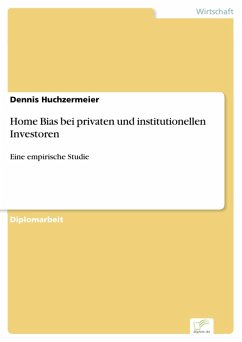 Home Bias bei privaten und institutionellen Investoren (eBook, PDF) - Huchzermeier, Dennis
