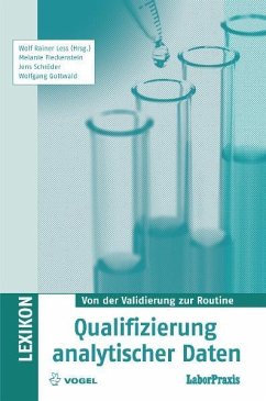 Qualifizierung analytischer Daten (eBook, PDF) - Less, Wolf Rainer; Fleckenstein, Melanie; Schröder, Jens; Gottwald, Wolfgang