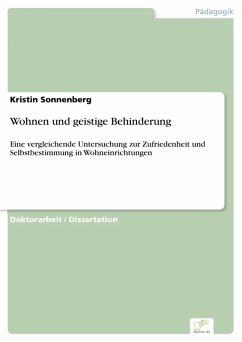 Wohnen und geistige Behinderung (eBook, PDF) - Sonnenberg, Kristin
