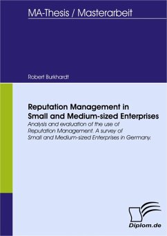 Reputation Management in Small and Medium-sized Enterprises (eBook, PDF) - Burkhardt, Robert
