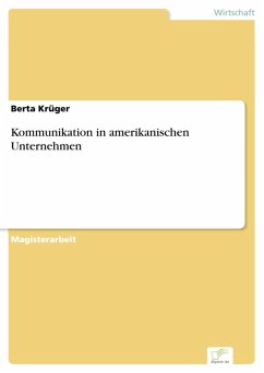 Kommunikation in amerikanischen Unternehmen (eBook, PDF) - Krüger, Berta