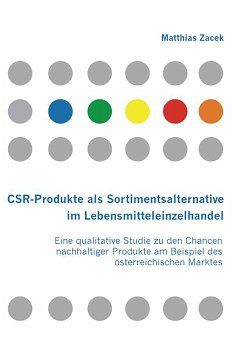CSR-Produkte als Sortimentsalternative im Lebensmitteleinzelhandel (eBook, PDF) - Zacek, Matthias