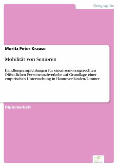 Mobilität von Senioren (eBook, PDF) - Krause, Moritz Peter