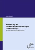 Berechnung der Mindestkapitalanforderungen unter Solvency II (eBook, PDF)