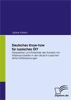 Deutsches Know-how für russisches Öl? (eBook, PDF) - Partsch, Juliane