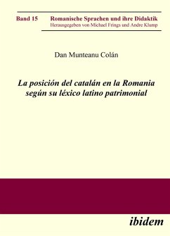 Cover La posición del catalán en la Romania según su léxico latino patrimonial (eBook, PDF)