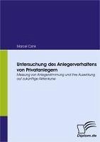 Untersuchung des Anlegerverhaltens von Privatanlegern (eBook, PDF) - Czink, Marcel